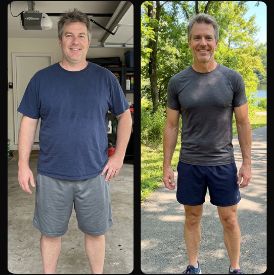 Member before and after